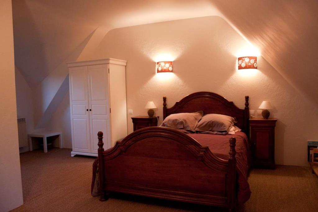 Studio Dans Une Chaumiere De Caractere Baud Esterno foto